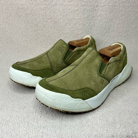 Deckers X Lab X-Scape Coupe Suede Slip On Sneakers-Green-Mens 10-Casual-Designer - Picture 4 of 12